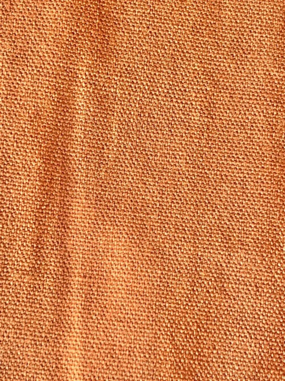 Crate & Barrel Brighton Placemats Copper & Terracotta Polyester Silk Set of Four